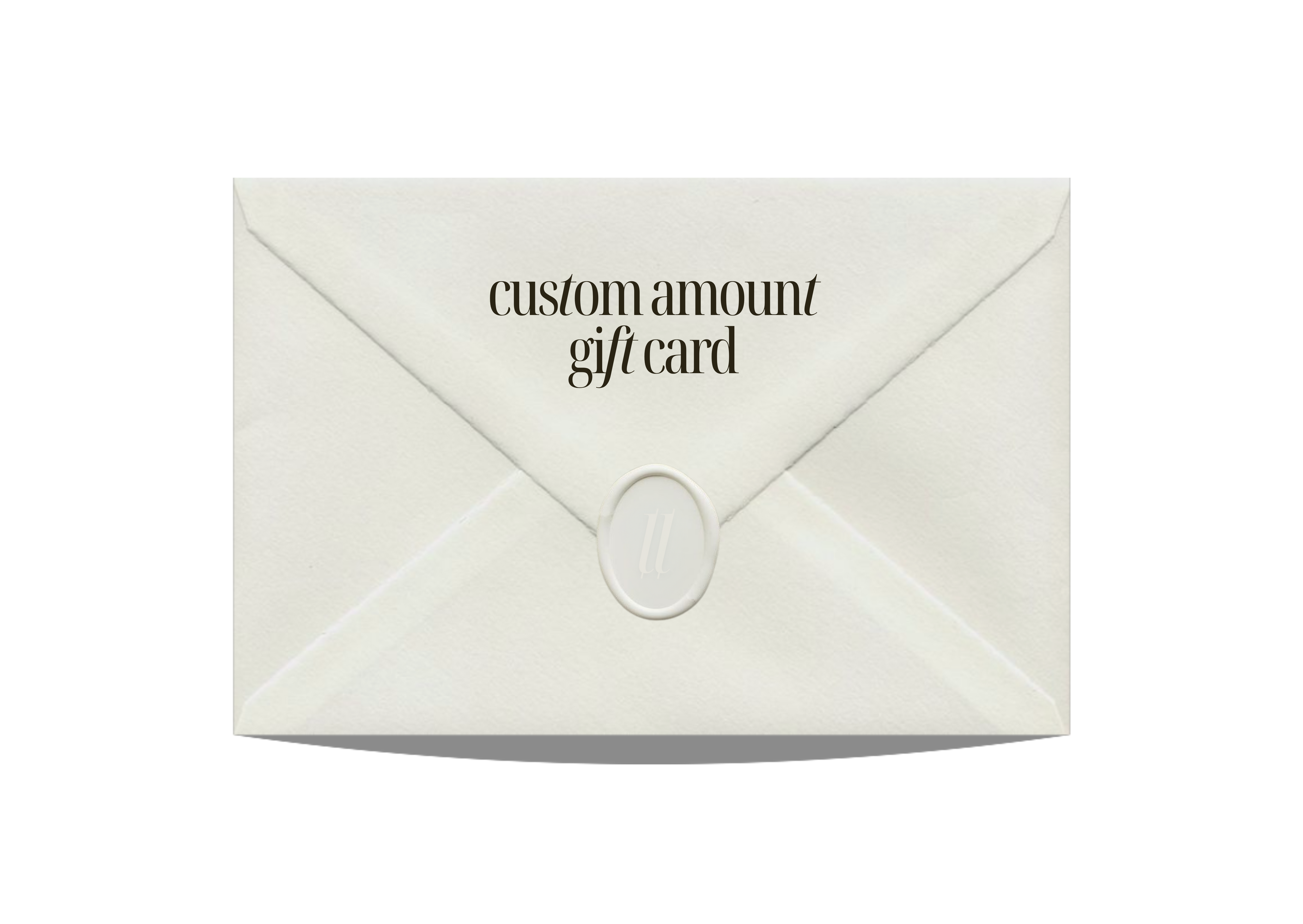 Custom Amount Gift Card